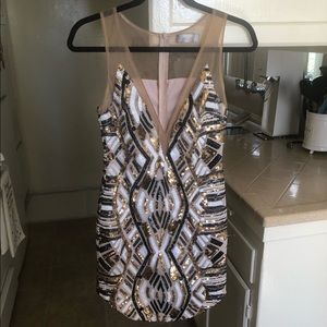 Rumor Boutique Glitter Dress Size Small